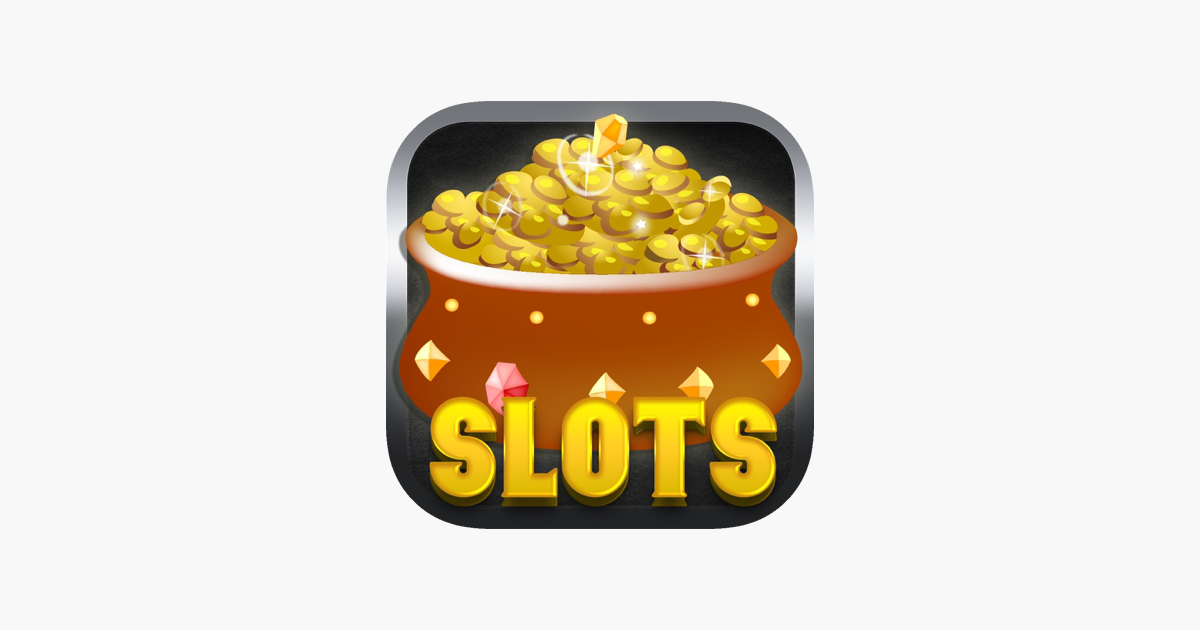 Slots app icon with pot of gold
