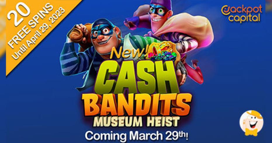 New Cash Bandits slot game promotional banner