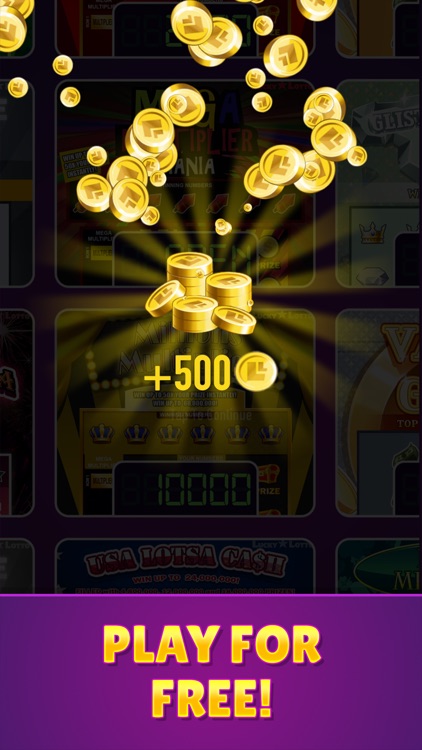 Gold coins bursting with +500 bonus