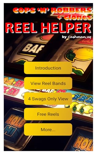 Reel Helper slot machine app menu buttons