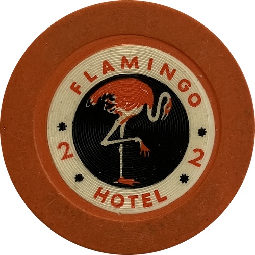 Vintage Flamingo Hotel casino chip