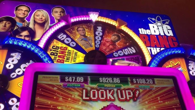 The Big Bang Theory slot machine display