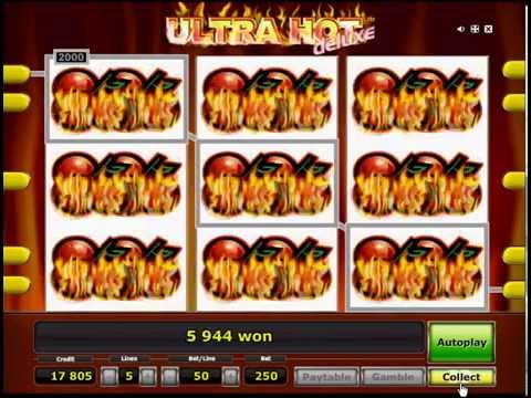 Ultra Hot Deluxe slot machine win screen