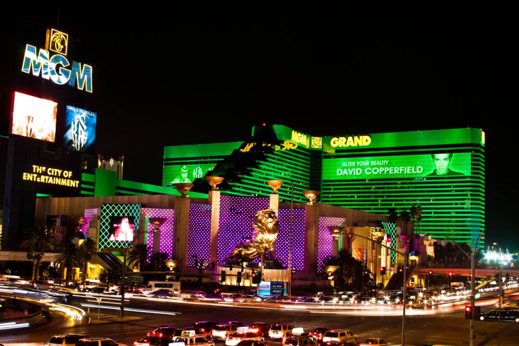 MGM Grand Las Vegas at night