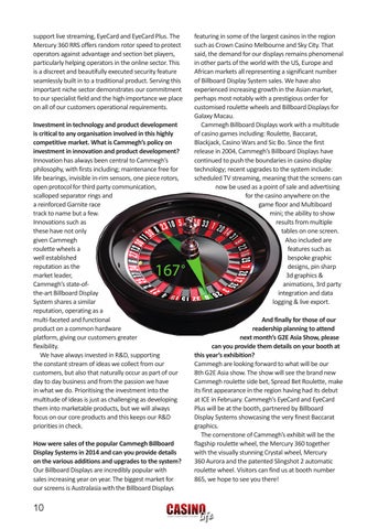 Roulette wheel image in magazine article