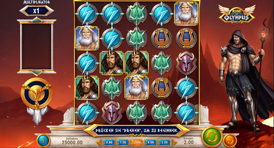 Rush of Olympus slot game screen