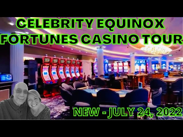 Celebrity Equinox cruise casino with slot machines