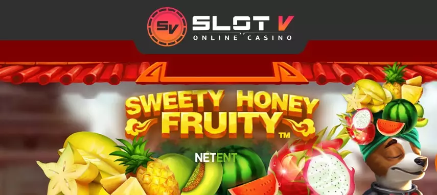 Sweety Honey Fruity slot game fruit banner