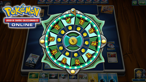 Pokémon TCG Online prize wheel